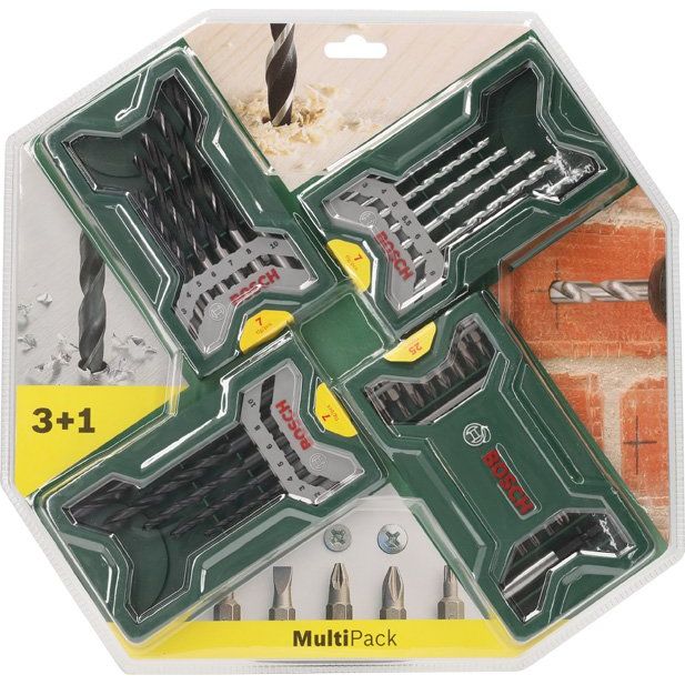 Bosch - Werkzeugset Bohr- Schrauberbit-Set 2607017071 3+1 Mini-X-Line