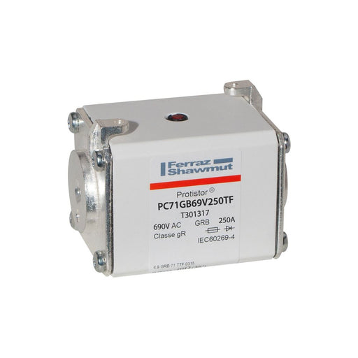 Mersen - HRC-Sicherung Sicherungseinsatz gR PC71GB69V250TF Gr.71 AC690V 250A − 3 Stück