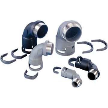 ABB Stotz-Kontakt - Metall-Schutzschlauch-Verschraubung Anschl.armatur 90Gr.Winkel NVBV-P167 − 50 Stück