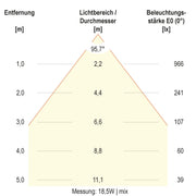 EVN Lichttechnik - Decken-/Wandleuchte LED-Deckeneuchte DSM54180125 CCT Switch, ML