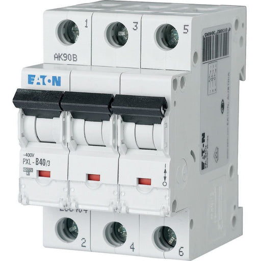 Eaton - Leitungsschutzschalter LS-Schalter m.Beschrift. PXL-C40/3 C 40A, 3p