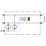 DEHN - Blitzstromableiter für Informations-/MSR-Technik BS-Ableiter Schutzmodul BCO MOD ML2 B 180 für 2 Einzeladern