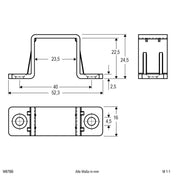 EVN Lichttechnik - Zubehör/Ersatzteile für Lichtschlauch/-band Befestigungsbügel W67BB