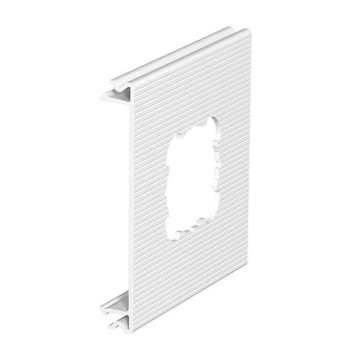 OBO Bettermann - Geräteblende für Geräteeinbaukanal Geräteabdeckung 1-fach GE3K1RW GA-Montage 110x100