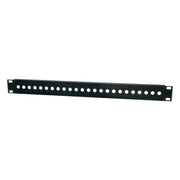 Televes - Patchpanel Kupfer Frontblende 19" UFB24F 1U 24F-Vebinder