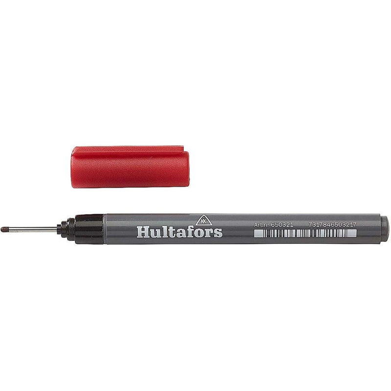 Hultafors - Markierungsstift Ink Deephole Marker red 650320 HIDHM R − 10 Stück
