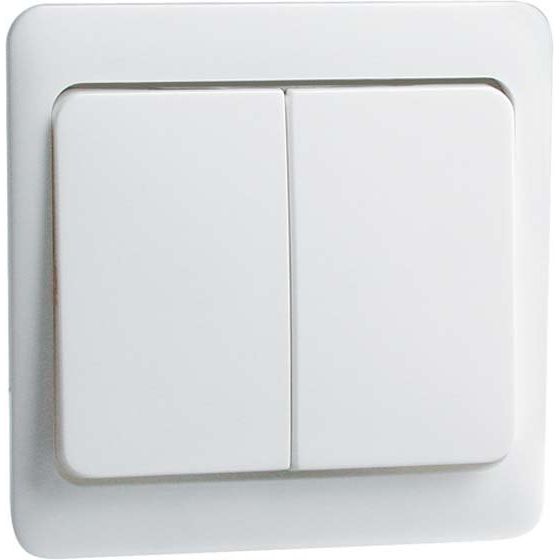 Peha - Abdeckung/Bedienelement für Installationsschalterprogramme Wippe IP44 D 80.645 Z WU W