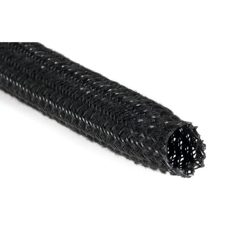HellermannTyton - Hohlgeflechtschlauch Klapperschutzschlauch HEGSAS12-PET-BK(100) schwarz − 100 Meter