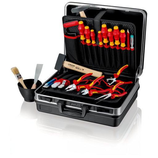 Knipex - Werkzeugset VDE-Werkzeugkoffer 00 21 05 HL S schwarz, 24-teilig