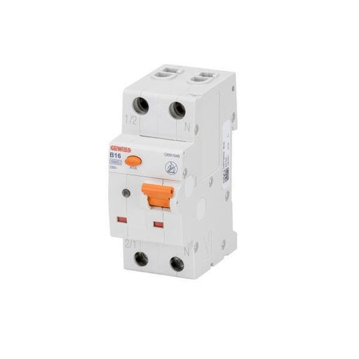 Gewiss - Leitungsschutzschalter mit Zusatzeinrichtung Brandschutzschalter C-16A GW91928 6kA 1+N pol 2TE