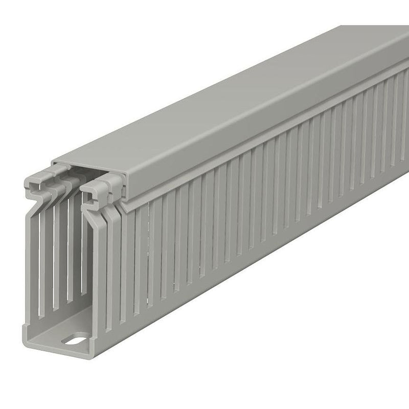 OBO Bettermann - Verdrahtungskanal LK4 60025 Sonderloch 60x25x2000mm, sgr − 32 Meter