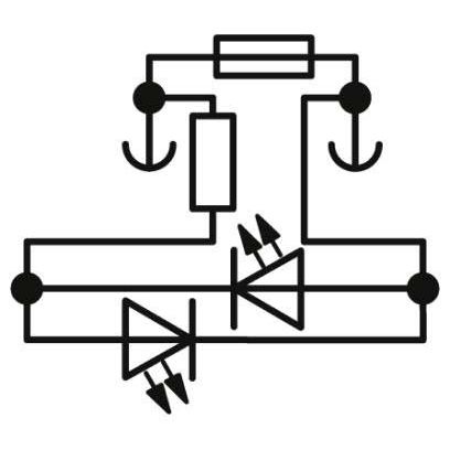 Phoenix Contact - Bauelementestecker Sicherungsstecker P-FU 5X20 LE#3036825 − 10 Stück
