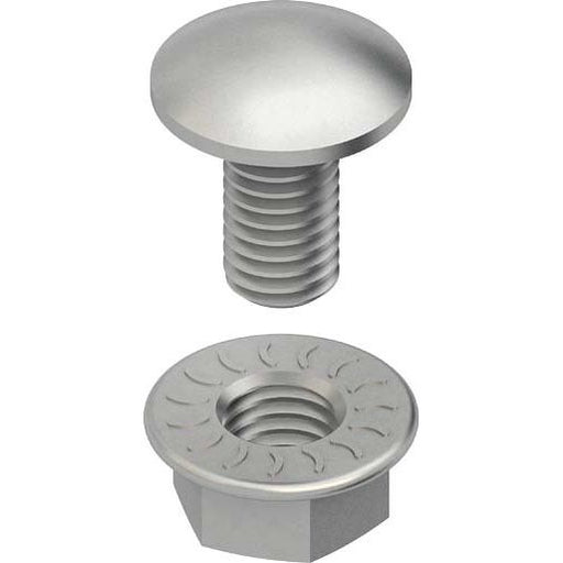 Niedax - Maschinenschraube/Bolzen Schraube FLM 10X25 F Flachrundkopf