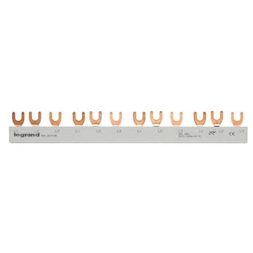 Legrand - Phasenschiene Gabelkammschiene Legrand 607035 12TE, 10 qmm