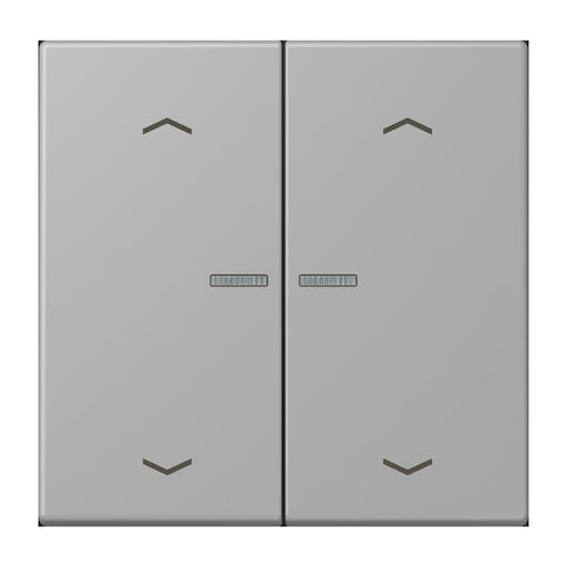 Jung - Abdeckung/Bedienelement für Installationsschalterprogramme Wippe mit Lichtleiter LC 102 KO5P 204 gris moyen