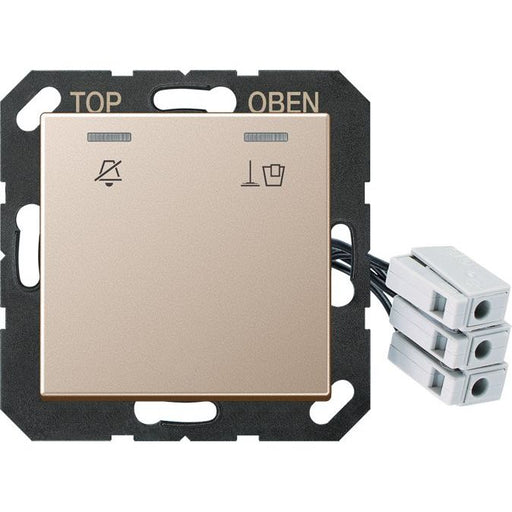 Jung - Abdeckung/Bedienelement für Installationsschalterprogramme Hotelabdeckung A CU KO5 M 230 CH mit LED-Einheit 230V
