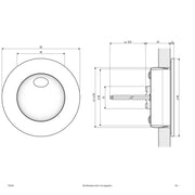 EVN Lichttechnik - Decken-/Wandleuchte LED-Einbauleuchte IP65 P20340 4000K 700mA