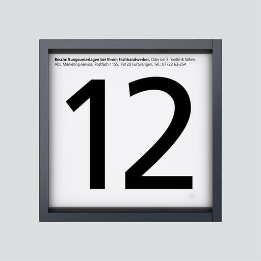 Siedle&Söhne - Funktionsmodul für Türkommunikation Informationsfeld IM 700-0 AG für Vario,ant-gr