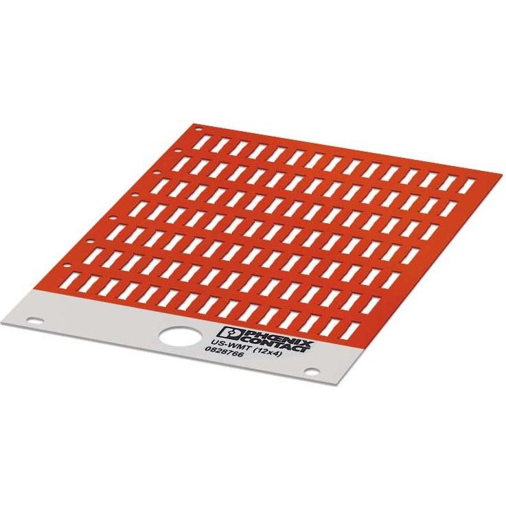 Phoenix Contact - Kabelmarkierungssystem Kabelmarker US-WMT (12X4) RD − 10 Stück