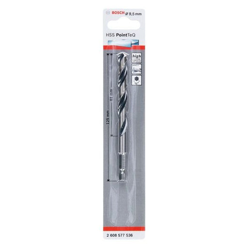 Bosch - Bohrer HSS PointTeQ 2608577536 Sechskantbohrer 9,5