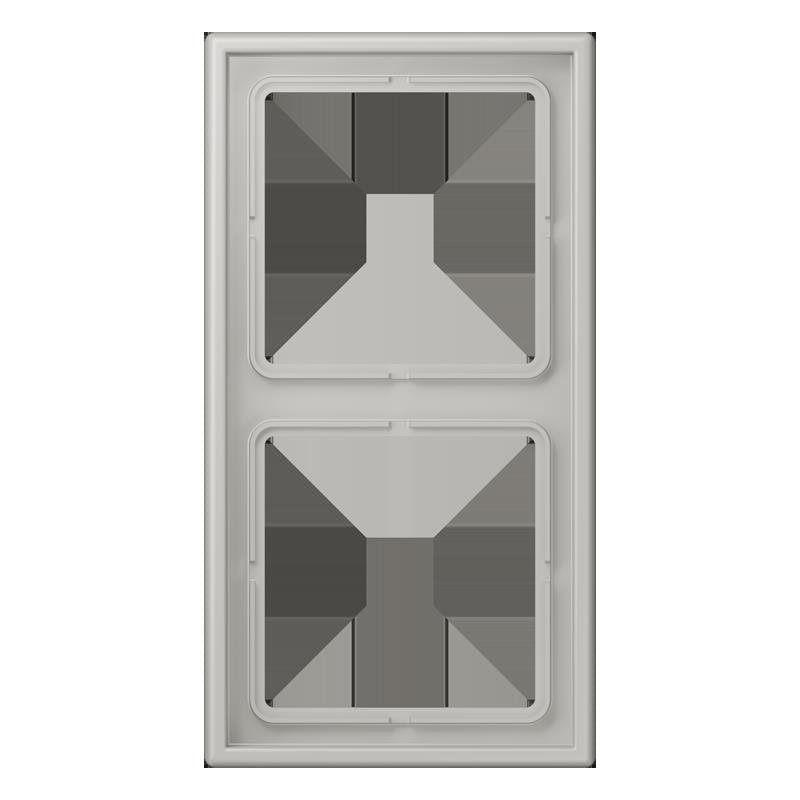 Jung - Abdeckrahmen Rahmen 2-fach LC 982 205 gris clair 31
