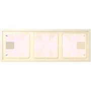 Jung - Abdeckrahmen Rahmen 3-fach LCZ 983 BF 201 blanc