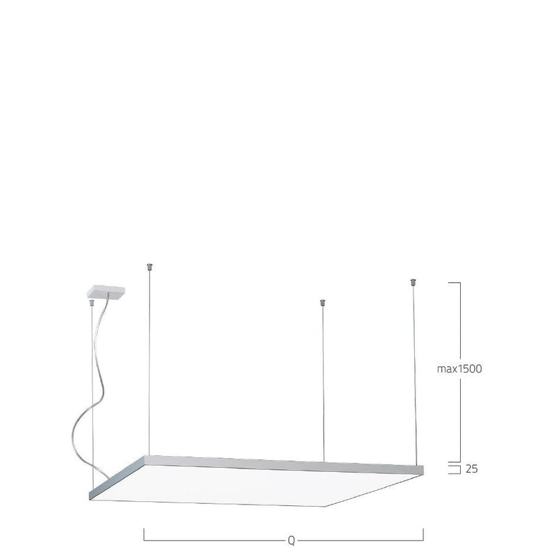 Lightnet - Pendelleuchte LED-Pendelleuchte CP6ABL-840M-Q600-K 4000K, d/i