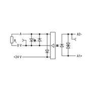 WAGO - Optokoppler Optokopplermodul 859-735 − 10 Stück