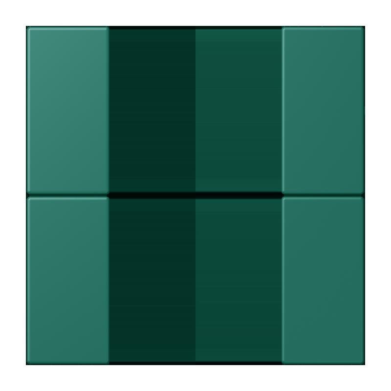 Jung - Abdeckung/Bedienelement für Installationsschalterprogramme Tastensatz 2fach LC 502 TSA 216 vert anglais