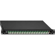 Rutenbeck - Patchpanel LWL BasicLine Spleissbox 2280304240 24xLC-D OS2 APC grün