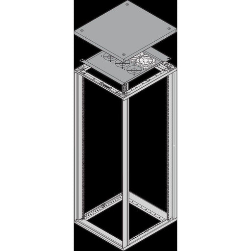 Schroff - Lüfter (Schaltschrank) Lüfterdach 27230083 B535 x T800 x H25mm