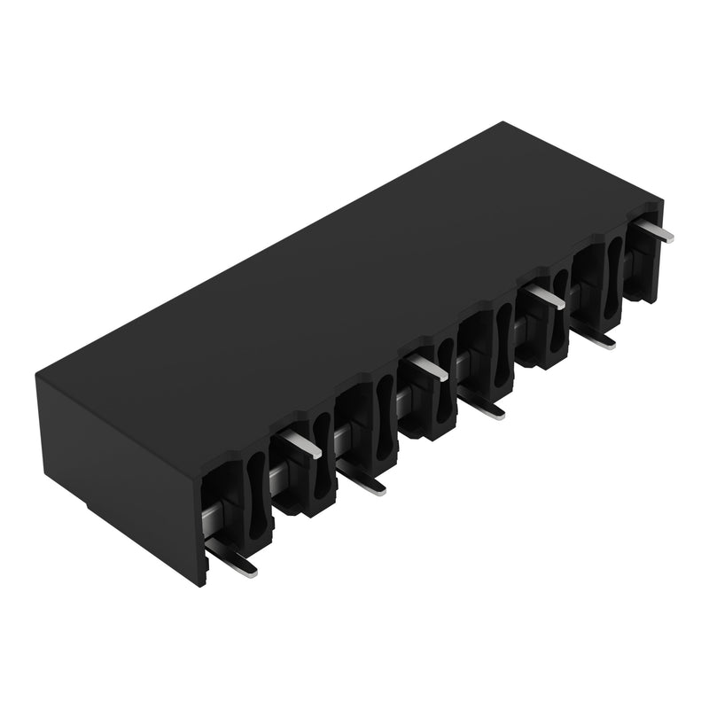 WAGO - Leiterplattenklemme THR-Leiterplattenklemme 2086-3128 Drücker,1,5mm²,sw − 84 Stück