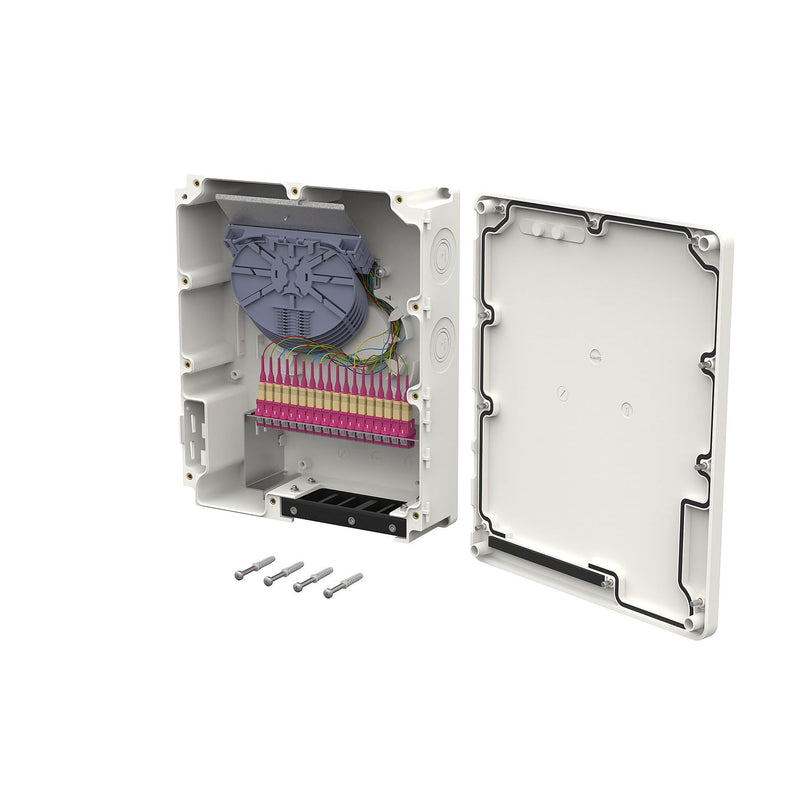 Metz Connect - Patchpanel LWL OpDAT MV 18xSC-S OM4 15036C71D18-B splice IP65