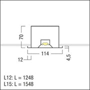 Zumtobel Group - Decken-/Wandleuchte LED-Deckeneinbauleuchte MIRL LED #42185482 4000K