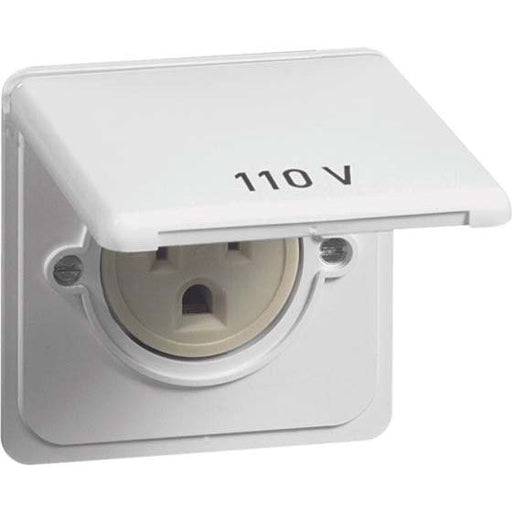 Peha - Schalter-/Steckdosenkombination US NEMA-Steckdose D 80.6670/15 US K W KD,15A 125V, weiß