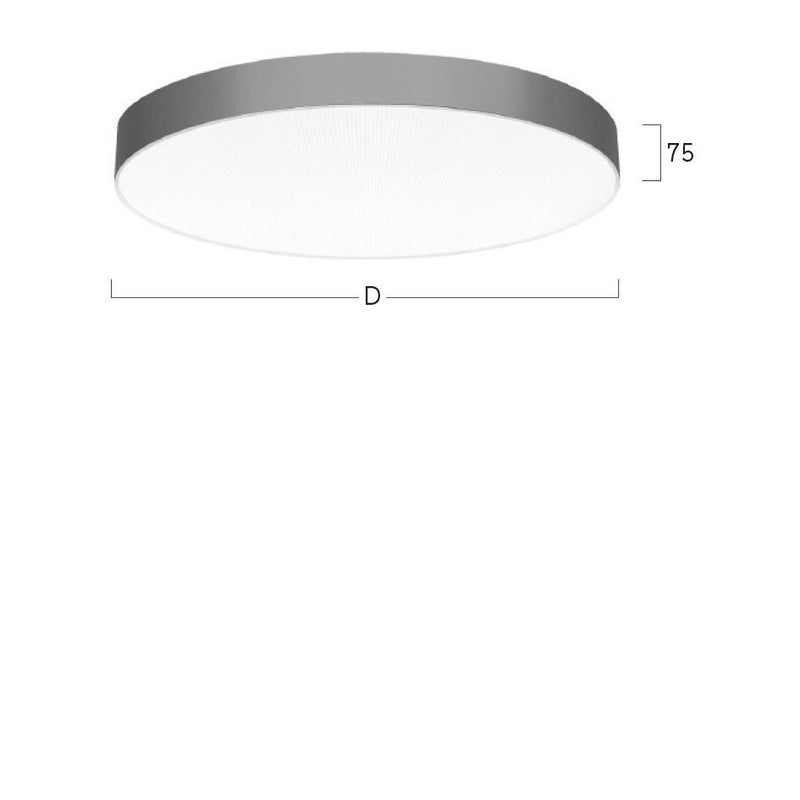 Lightnet - Decken-/Wandleuchte LED-Anbauleuchte BA1ABE-830E-D600 3000K, schwarz