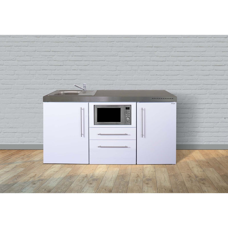 Stengel - Mini-Küche Miniküche Premiumline MPMES170KSMWKSreBliS Edelstahl
