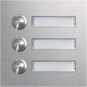 Elcom - Funktionsmodul für Türkommunikation 3-Taster+Schild CZM-130 MODESTA