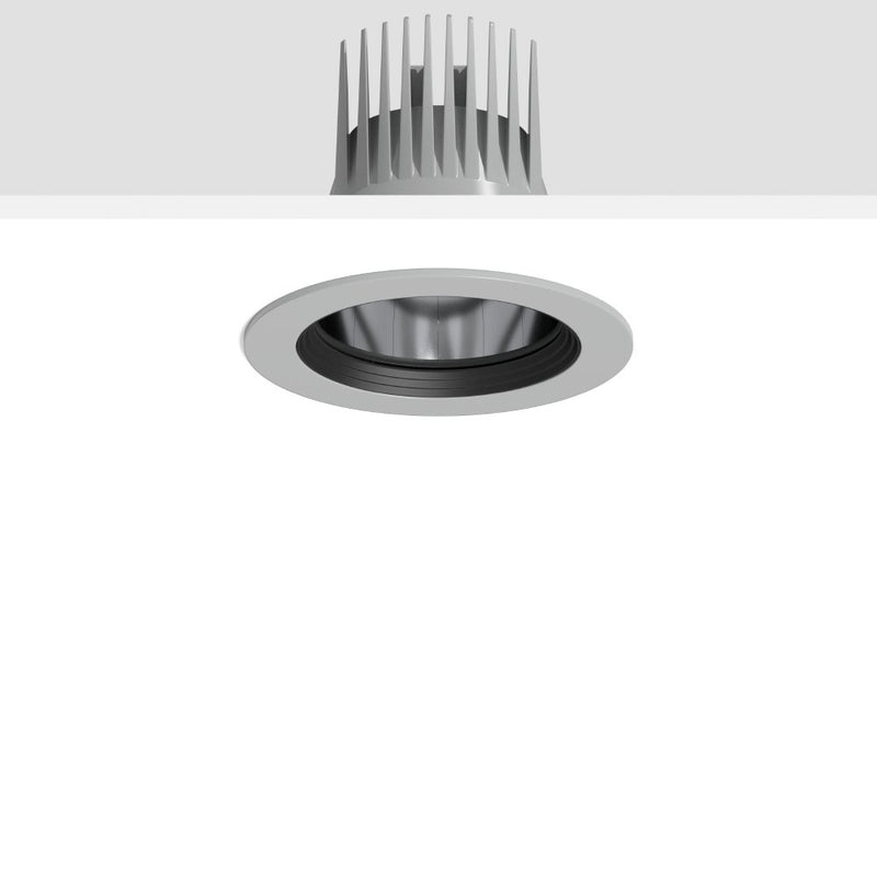 RZB - Downlight/Strahler/Flutlicht LED-Einbaudownlight 901766.004.1 940, silber
