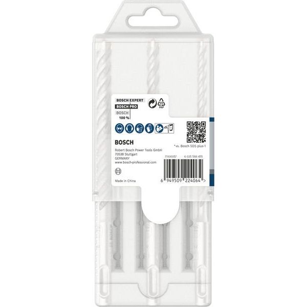 Bosch - Bohrer-Set PRO SDS plus-5X 2608833912VE(3) Hammerbohrer-Set − 10 Packung