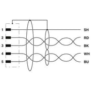 Phoenix Contact - Rundsteckverbinder, feldkonfektionierbar (Industriesteckverbinder) Bussystem-Einbaustecker SACCBP-MS-5C#1437588