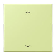 Jung - Abdeckung/Bedienelement für Installationsschalterprogramme Wippe mit Pfeilsymbolen LC 101P 222 vert jaune clair