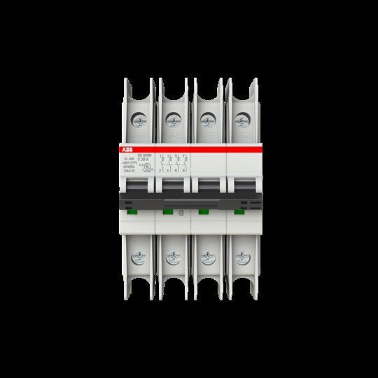 ABB Stotz S&J - Leitungsschutzschalter Sicherungsautomat SU204M-C20 10kA 20A 4P
