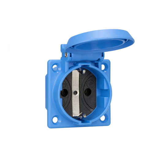 ABL - Schutzkontakt-Anbausteckdose EB-Steckdose 1661050 1K bl Sk