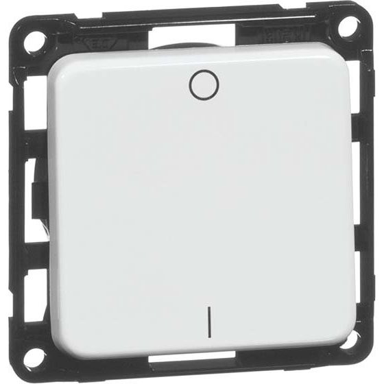 Peha - Installationsschalter Ausschalter alu D 712.70 2-pol.EB