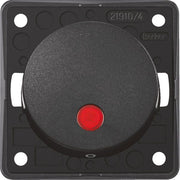 Berker - Installationsschalter Kontroll-Wippschalter 937622535 anth/ma 12V rt Linse