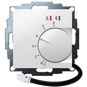 Eberle Controls - Raumthermostat/Uhrenthermostat UP-Raumregler 10-40CAC230V UTE2800-F-RAL9016G55 16A, 1 Schließer