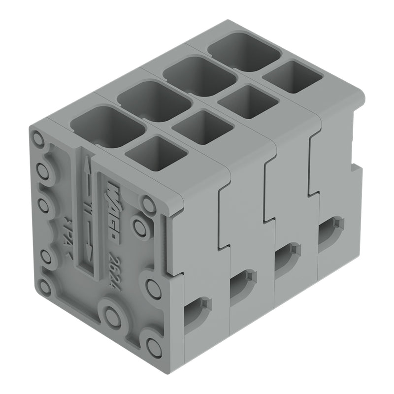 WAGO - Leiterplattenklemme 2624-3107 4mm² − 50 Stück