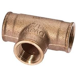 Ipf Electronic - Fitting mit 3 Anschlüssen Zubehör Strömung, AS000002 T-Stück, Rotguss