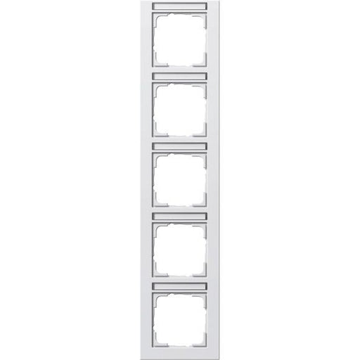Gira - Abdeckrahmen 5f. rws/matt 111522 senkrecht,bruchsi